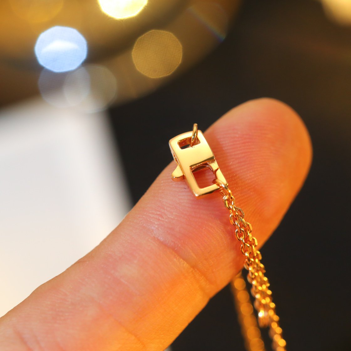 [Peak]STAR AND SUN DIAMOND ROSE GOLD NECKLACE