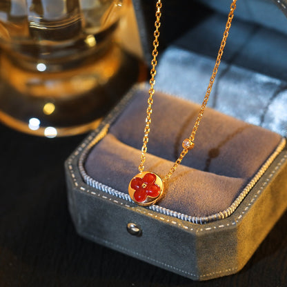 [Peak]SUN PEDANT ROSE GOLD 1 DIAMOND NECKLACE