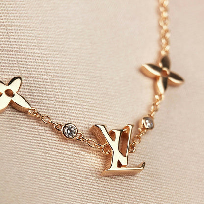 [Peak]STAR AND SUN 7 MOTIFS GOLD BRACELET