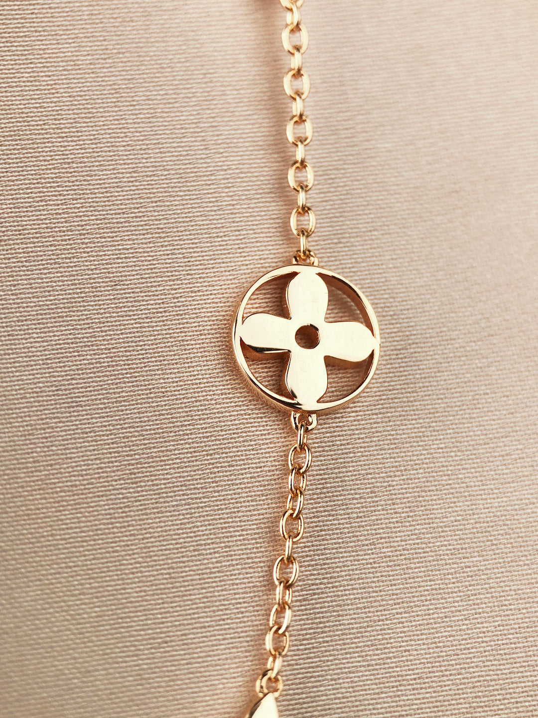 [Peak]STAR AND SUN 7 MOTIFS GOLD BRACELET