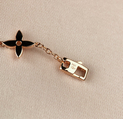 [Peak]STAR AND SUN 7 MOTIFS GOLD BRACELET