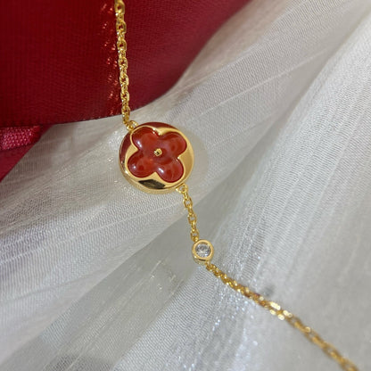 [Peak]SUN PEDANT CARNELIAN BRACELET