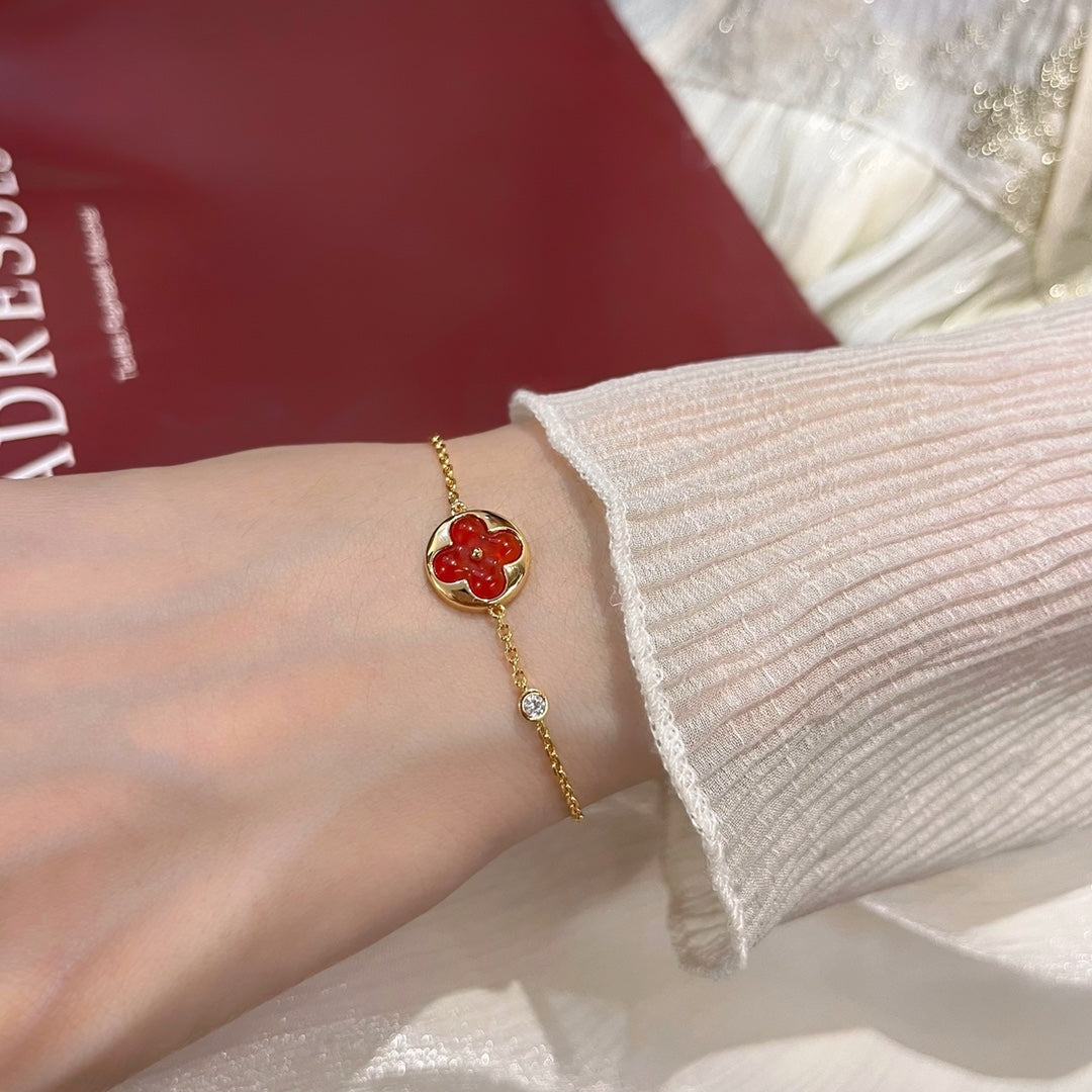[Peak]SUN PEDANT CARNELIAN BRACELET