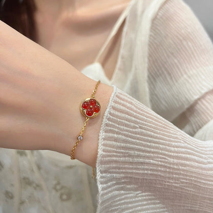 [Peak]SUN PEDANT CARNELIAN BRACELET