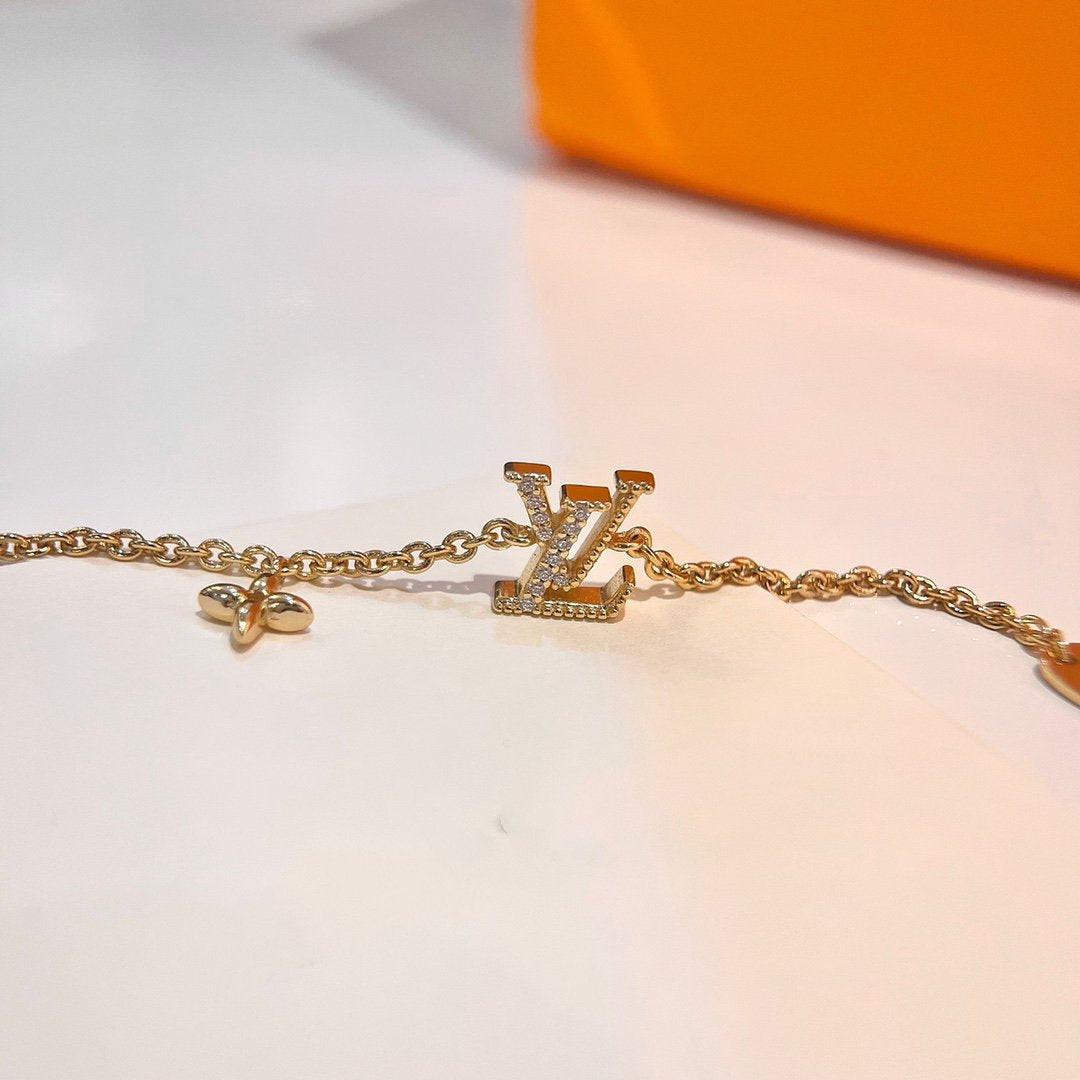 [Peak]LOGO STAR MOTIF GOLD BRACELET