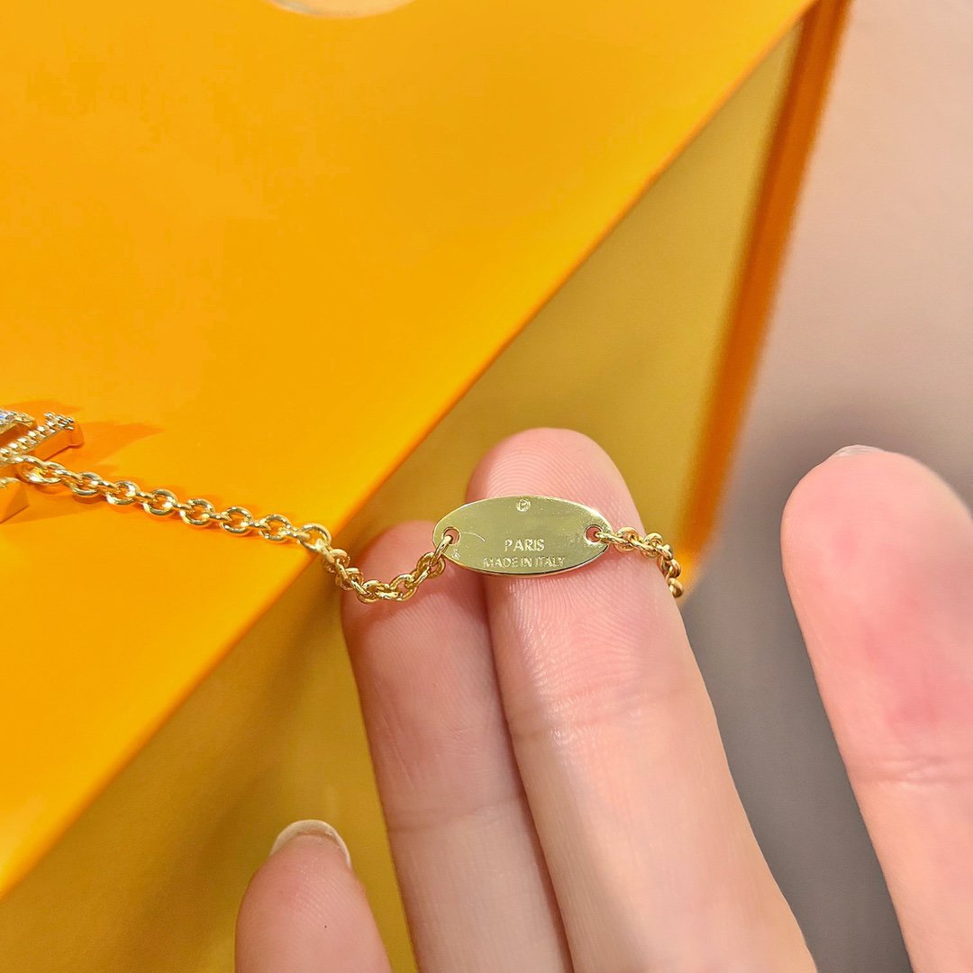 [Peak]LOGO STAR MOTIF GOLD BRACELET
