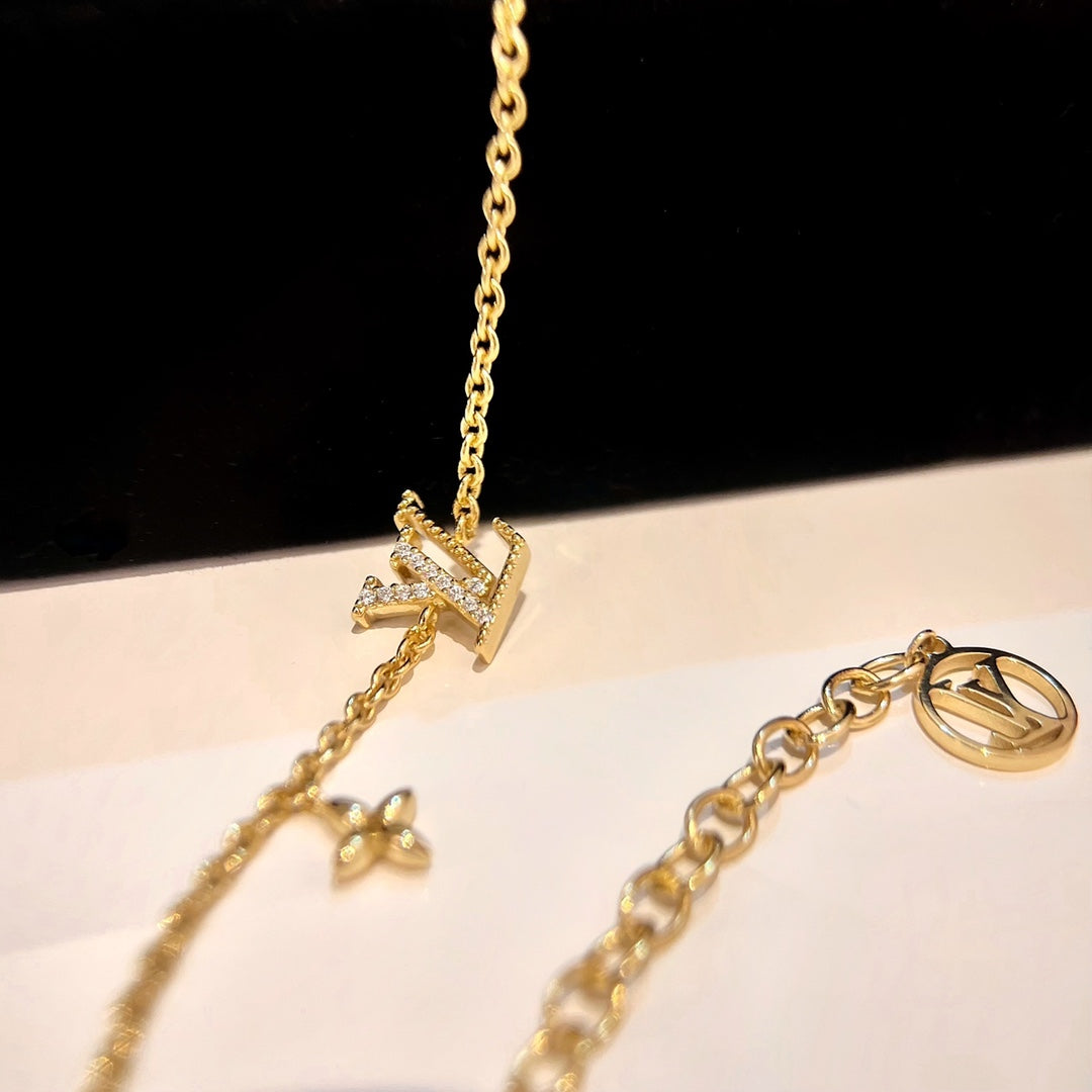 [Peak]LOGO STAR MOTIF GOLD BRACELET