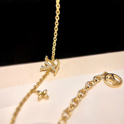[Peak]LOGO STAR MOTIF GOLD BRACELET