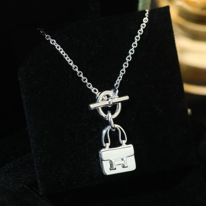 [Peak]POP H PEDANT SILVER NECKLACE
