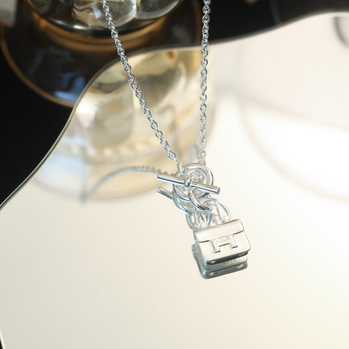 [Peak]POP H PEDANT SILVER NECKLACE