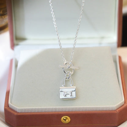 [Peak]POP H PEDANT SILVER NECKLACE