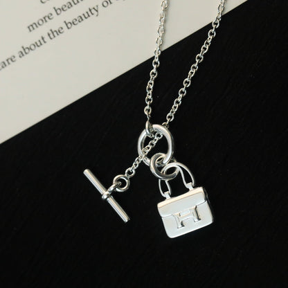 [Peak]POP H PEDANT SILVER NECKLACE
