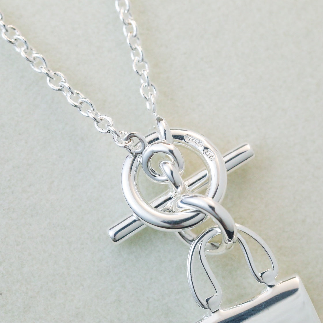 [Peak]POP H PEDANT SILVER NECKLACE