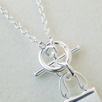 [Peak]POP H PEDANT SILVER NECKLACE