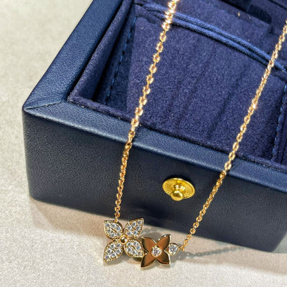 [Peak]STAR BLOSSOM NECKLACE ROSE GOLD DIAMONDS