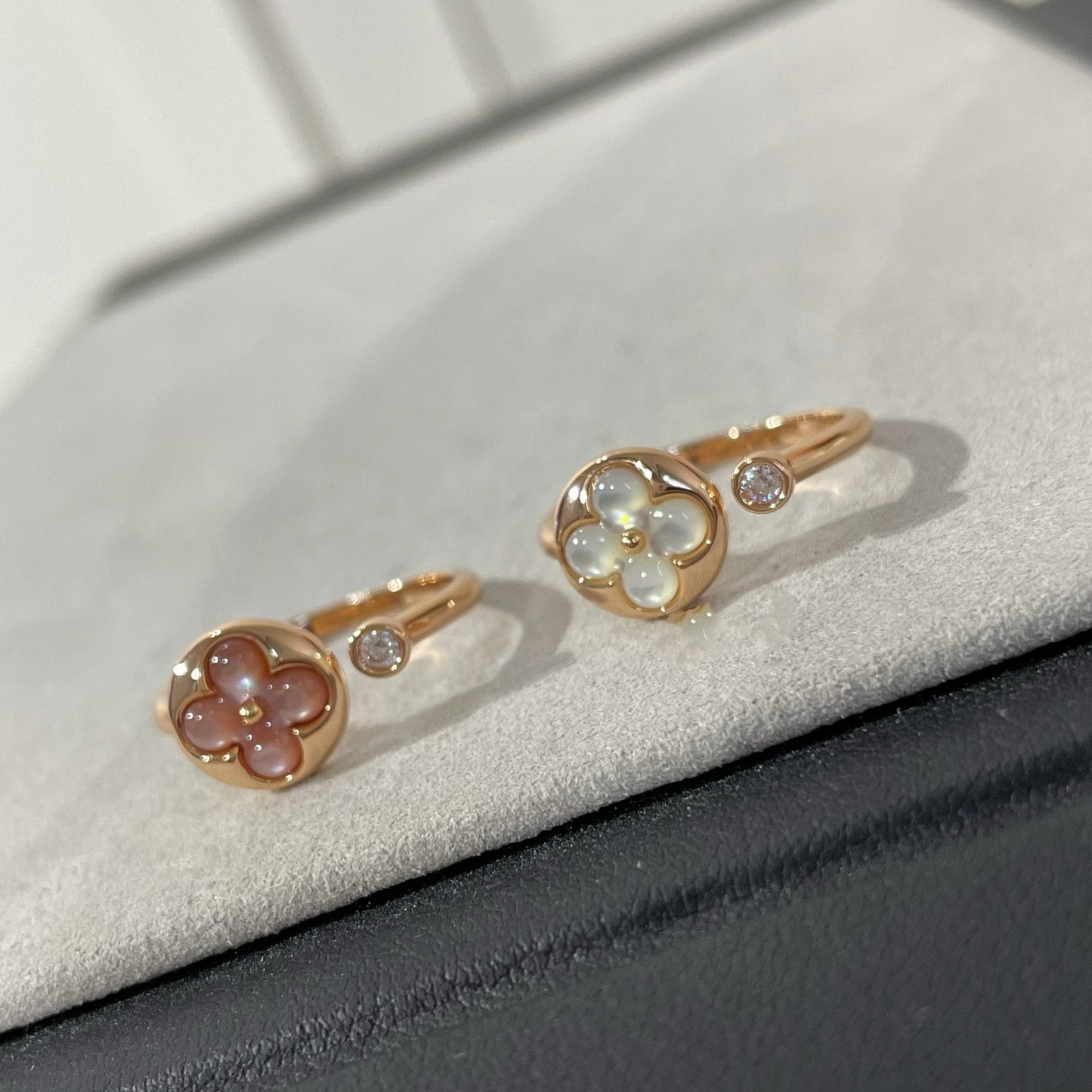 [Peak]SUN 1 DIAMOND PINK MOP RING