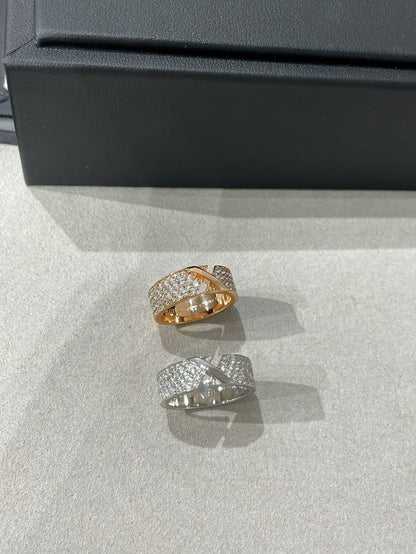 [Peak]LIENS EVIDENCE  DIAMOND PAVED RING