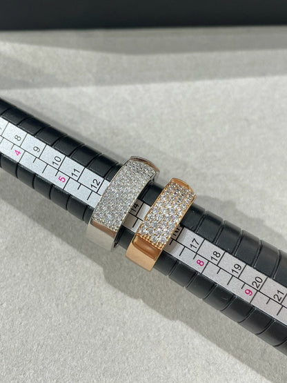 [Peak]LIENS EVIDENCE  DIAMOND PAVED RING