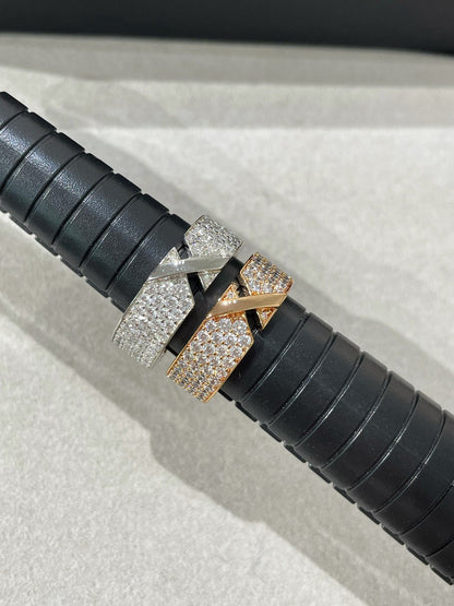 [Peak]LIENS EVIDENCE  DIAMOND PAVED RING