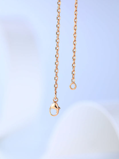 [Peak]H CAGE ROSE GOLD NECKLACE