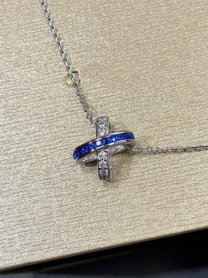 [Peak]LIENS DIAMOND SILVER NECKLACE