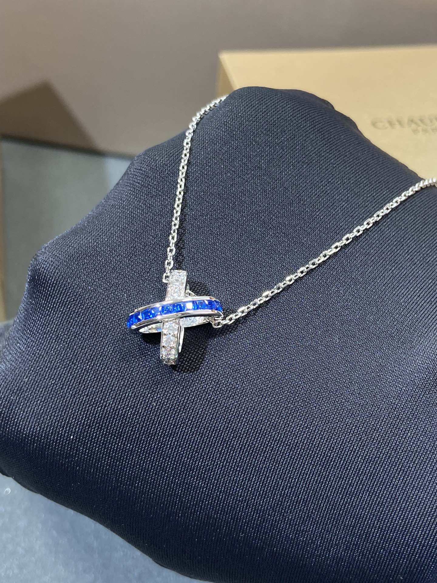 [Peak]LIENS DIAMOND SILVER NECKLACE