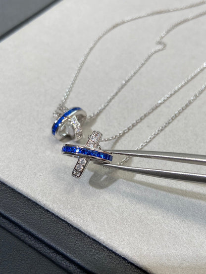[Peak]LIENS DIAMOND SILVER NECKLACE