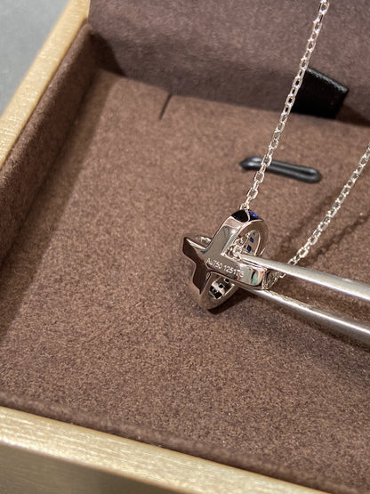 [Peak]LIENS DIAMOND SILVER NECKLACE