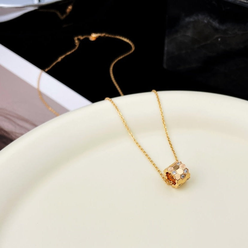 [Peak]BEE MINI PEDANT DIAMOND NECKLACE