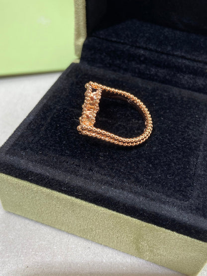[Peak]LUCKY CLOVER GOLD REVERSIBLE RING