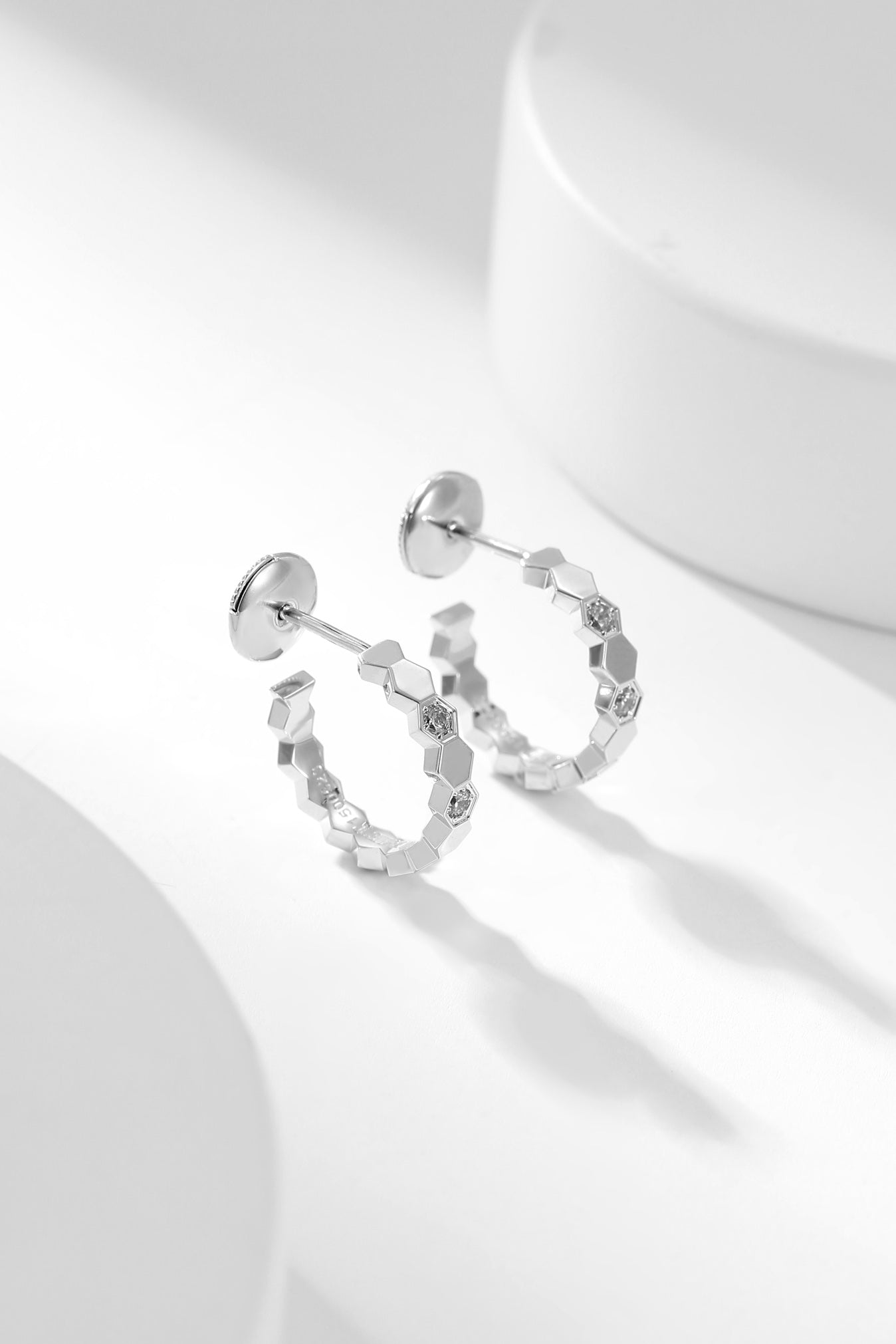 [Peak]BEE LOVE DIAMOND HOOP EARRINGS