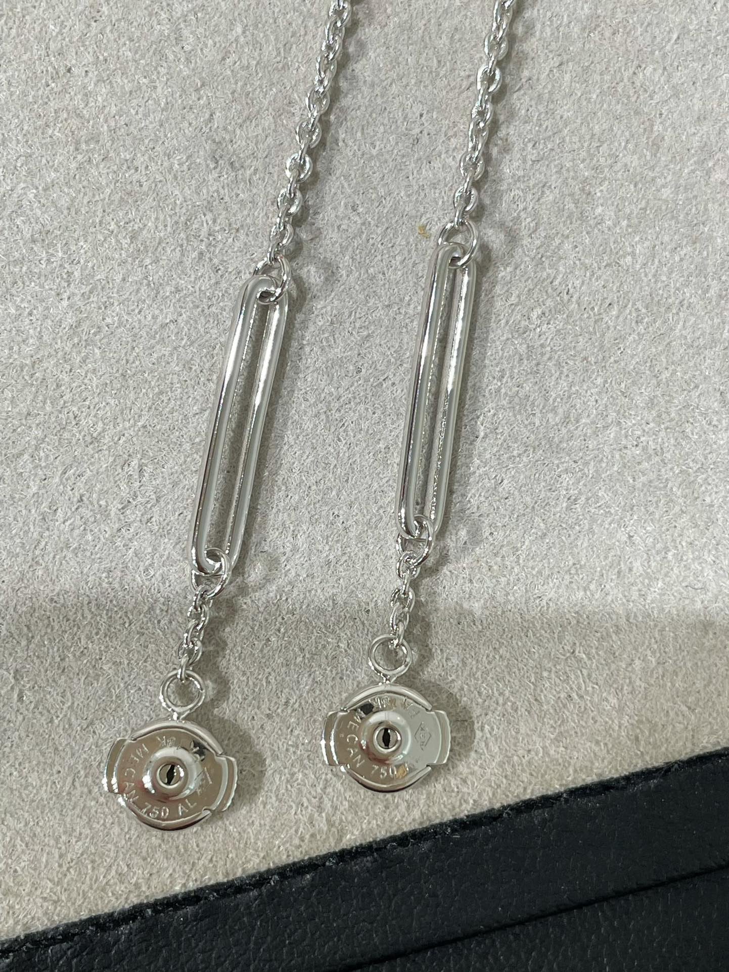 [Peak]CHAINE CHAOS DIAMOND DROP EARRINGS