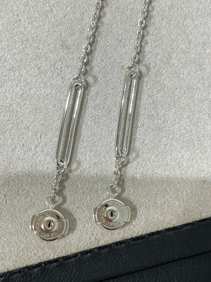 [Peak]CHAINE CHAOS DIAMOND DROP EARRINGS