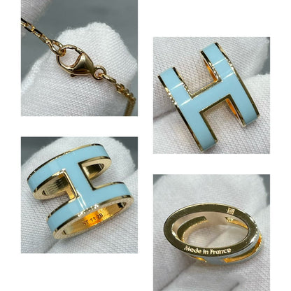 [Peak]POP H SKY BLUE NECKLACE