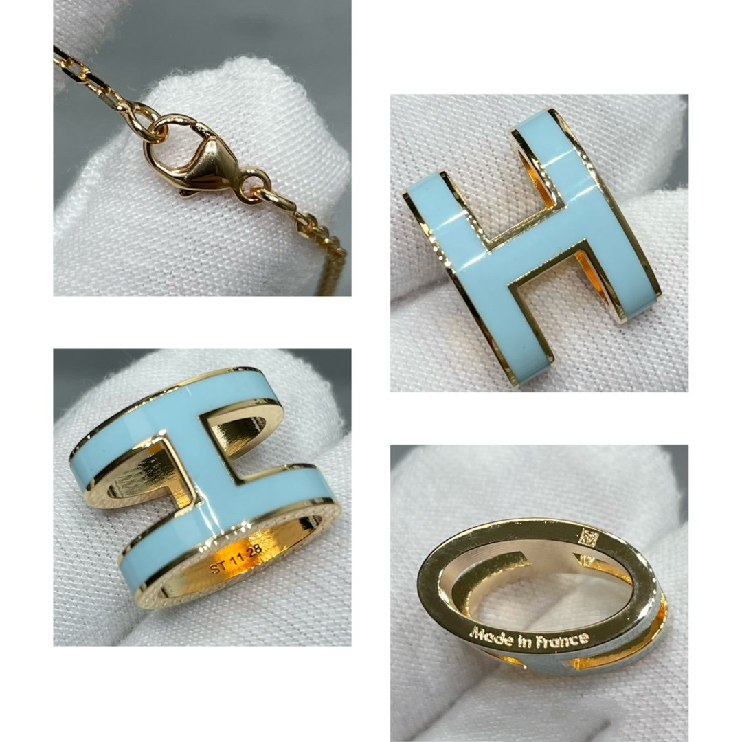 [Peak]POP H SKY BLUE NECKLACE
