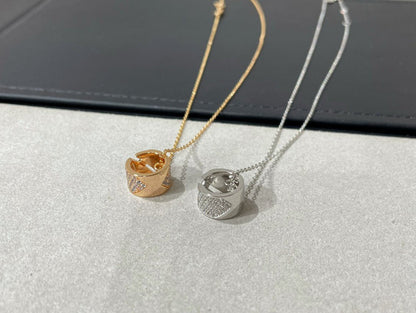 [Peak]LIENS EVIDENCE DIAMOND PAVED NECKLACE
