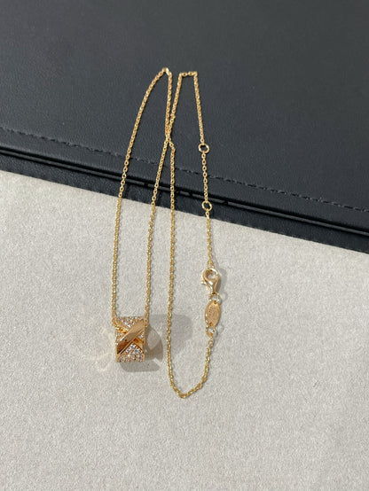 [Peak]LIENS EVIDENCE DIAMOND PAVED NECKLACE
