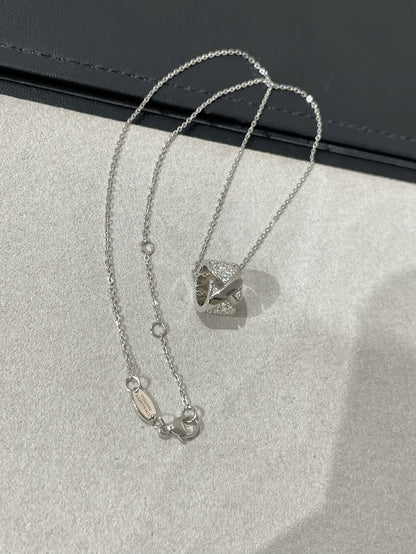 [Peak]LIENS EVIDENCE DIAMOND PAVED NECKLACE