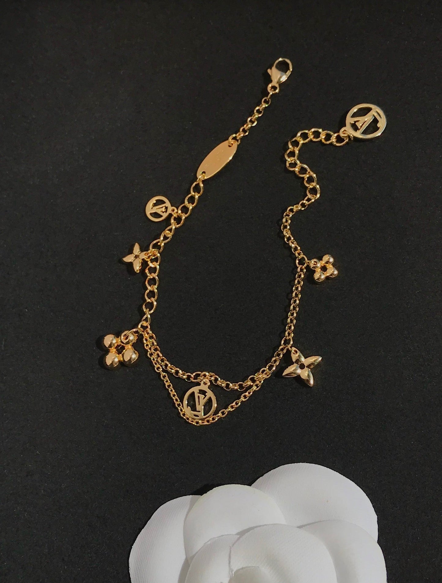 [Peak]BLOOMING ROSE GOLD MOP BRACELET