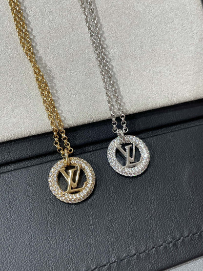 [Peak]BY NIGHT DIAMOND PAVED NECKLACE