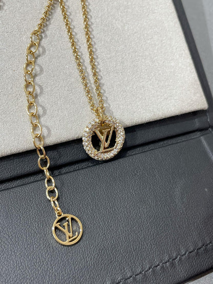 [Peak]BY NIGHT DIAMOND PAVED NECKLACE