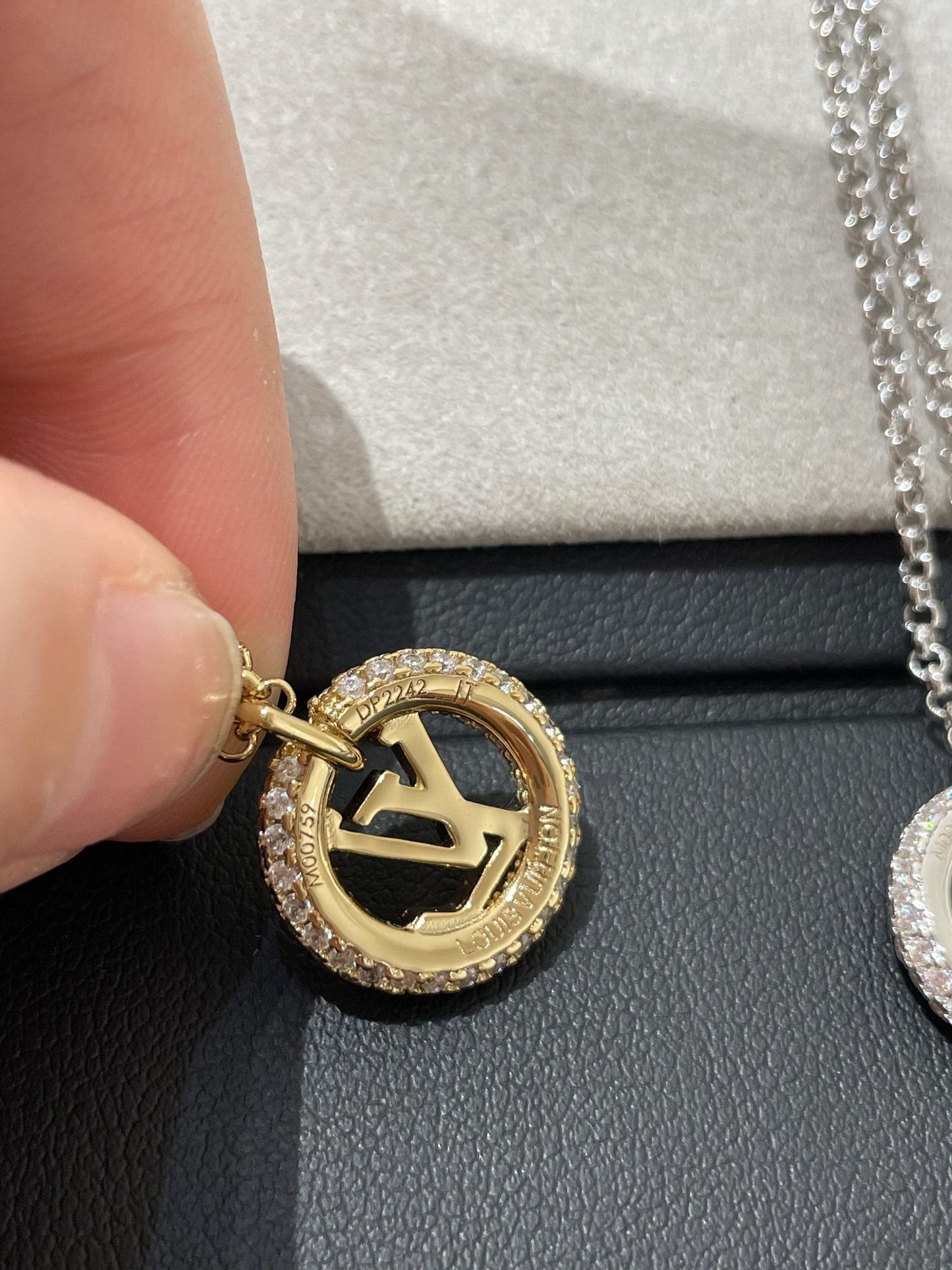 [Peak]BY NIGHT DIAMOND PAVED NECKLACE