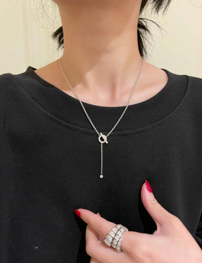 [Peak]FINESSE SILVER DIAMOND NECKLACE