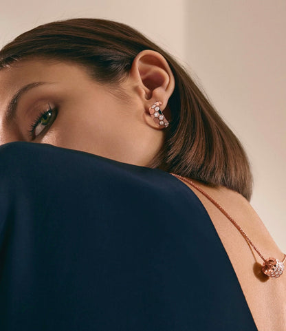 [Peak]BEE LOVE DIAMOND HOOP EARRINGS