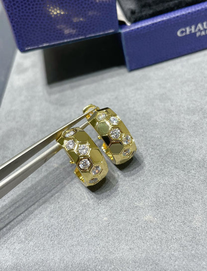 [Peak]BEE LOVE DIAMOND HOOP EARRINGS