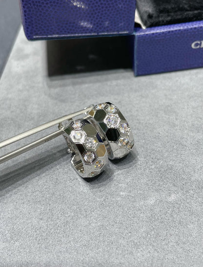 [Peak]BEE LOVE DIAMOND HOOP EARRINGS