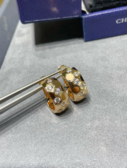 [Peak]BEE LOVE DIAMOND HOOP EARRINGS