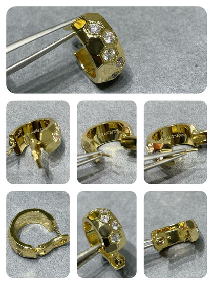 [Peak]BEE LOVE DIAMOND HOOP EARRINGS