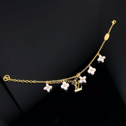 [Peak]LOGO 6 MOTIF STAR AND SUN GOLD BRACELET