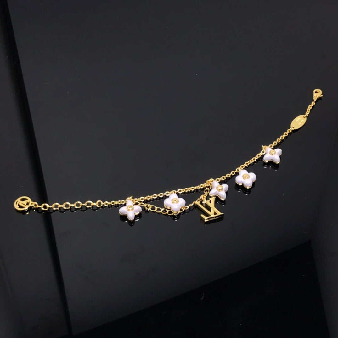 [Peak]LOGO 6 MOTIF STAR AND SUN GOLD BRACELET